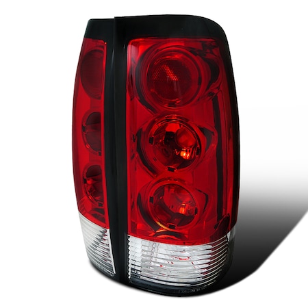 Spec-D Tuning 99-02 Chevrolet Silverado Euro Tail Lights Red And Clear LT-SIV99RPW-APC